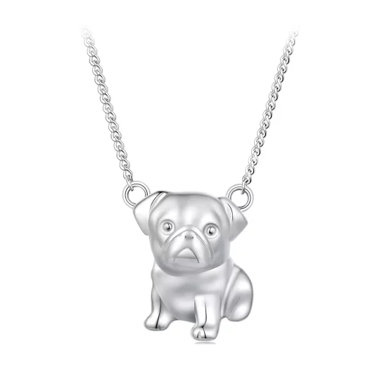 (afbeelding voor) Pandora stijl Pug Halsketting - BSN354