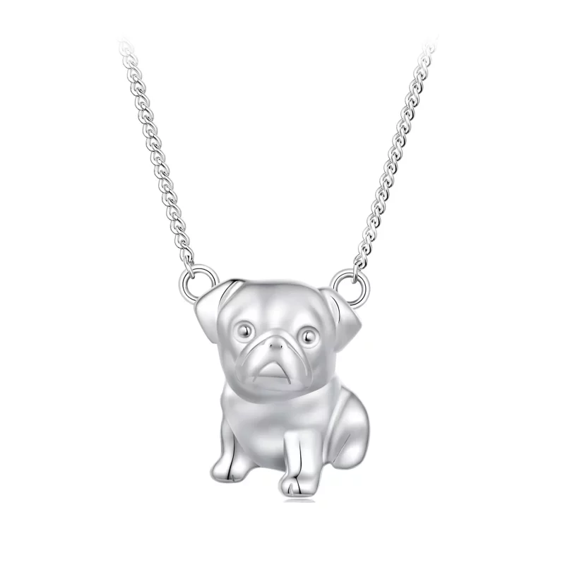 (afbeelding voor) Pandora stijl Pug Halsketting - BSN354