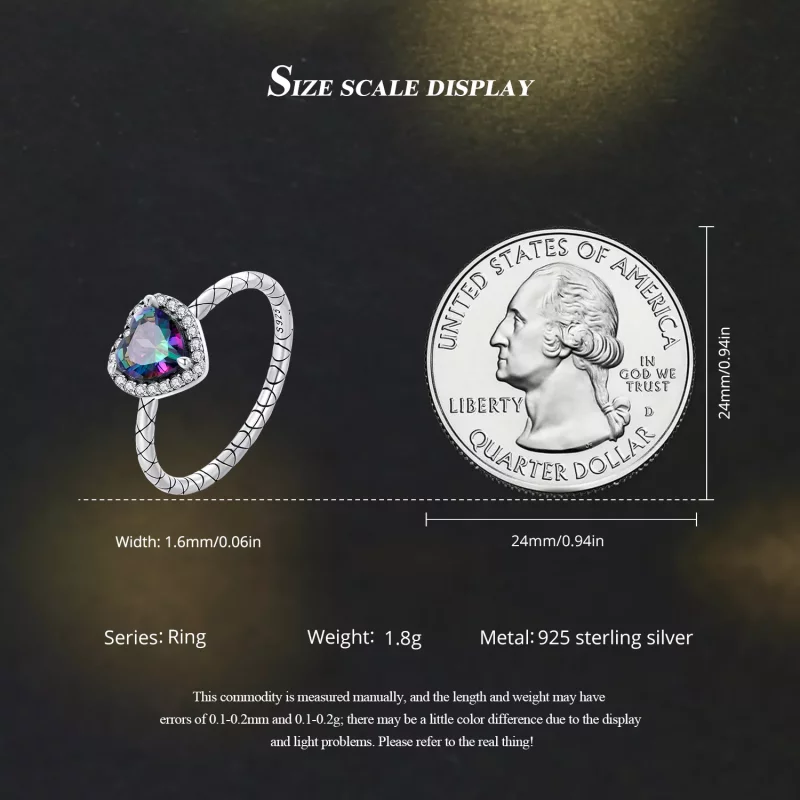 (afbeelding voor) Pandora-stijl Retro Hart Ring - BSR481 - Bekijken 6