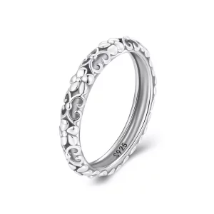 Pandora Stijl Retro Patroon Ring - SCR958 (afbeelding voor) Pandora Stijl Retro Patroon Ring - SCR958