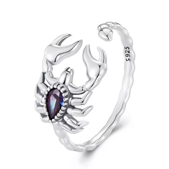 (afbeelding voor) Pandora Stijl Retro Schorpioen Open Ring - SCR974-E