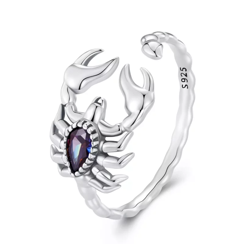 (afbeelding voor) Pandora Stijl Retro Schorpioen Open Ring - SCR974-E