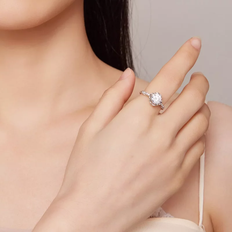 (afbeelding voor) Pandora-stijl Romantische Rozenring - BSR387 - Bekijken 5