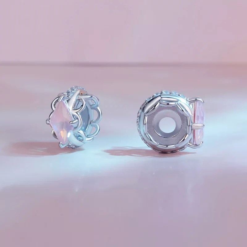 (afbeelding voor) Pandora-stijl Roze Kant Siliconen Spacer - SCC2642 - Bekijken 3