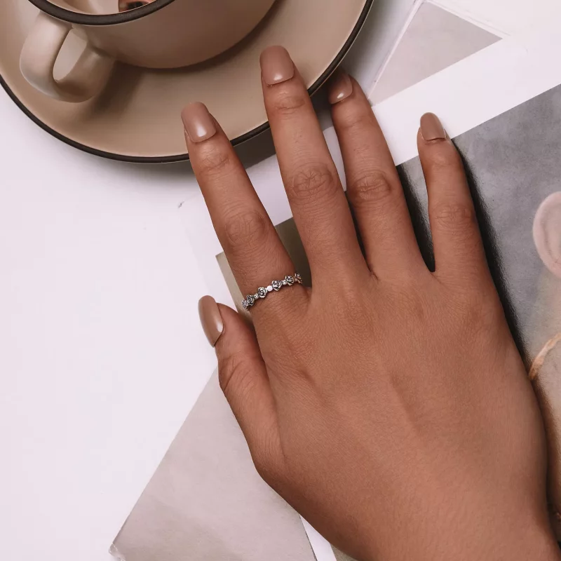 (afbeelding voor) Pandora Stijl Roze Ring - SCR960 - Bekijken 4