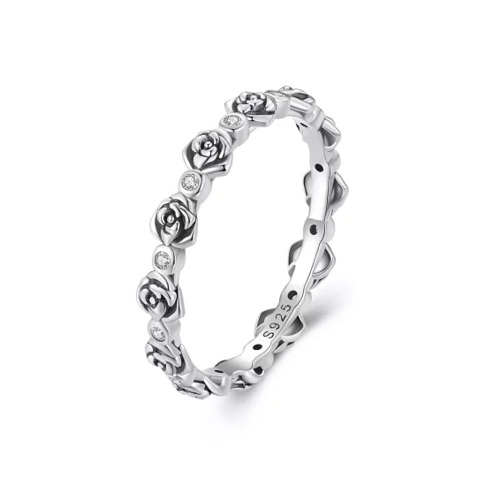 (afbeelding voor) Pandora Stijl Roze Ring - SCR960