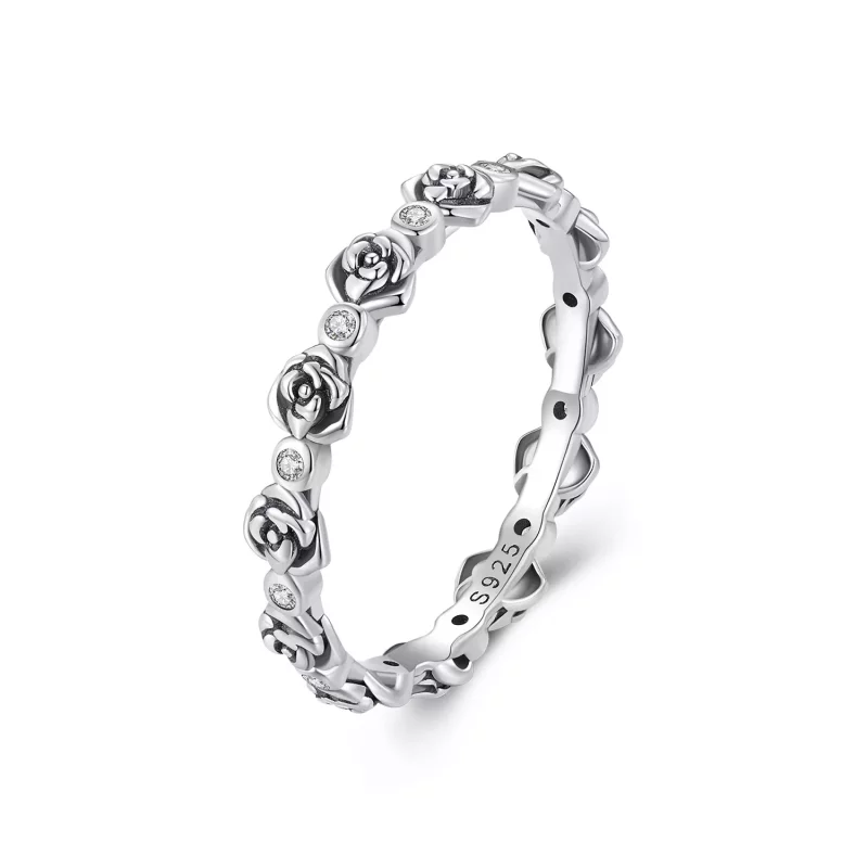 (afbeelding voor) Pandora Stijl Roze Ring - SCR960