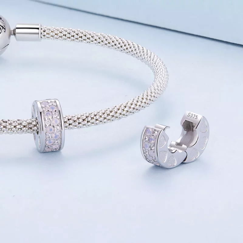(afbeelding voor) Pandora Stijl Roze Symfonie Clip - BSC929 - Bekijken 4