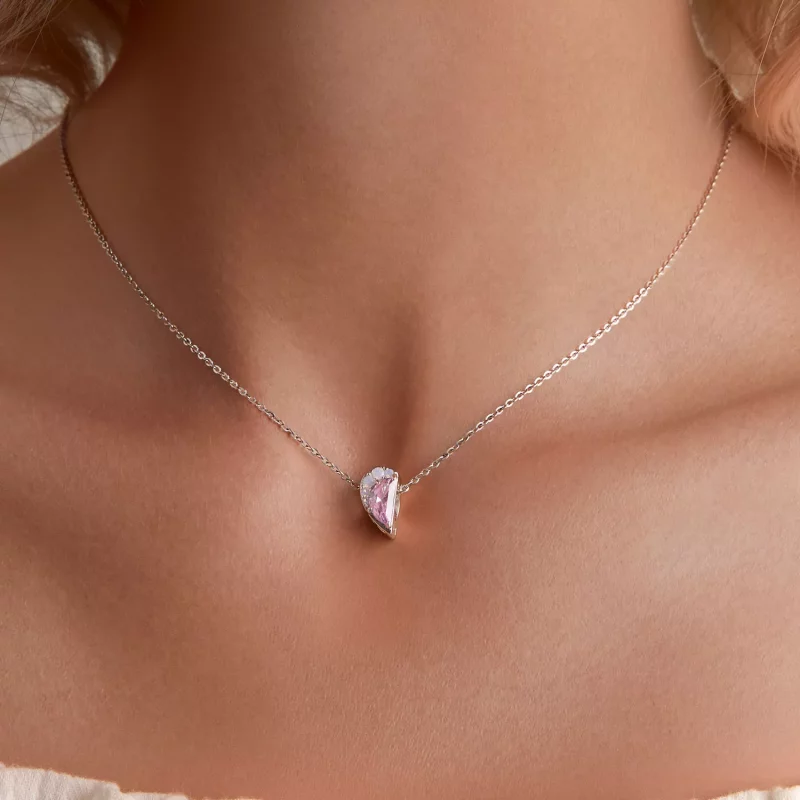 (afbeelding voor) Pandora Stijl Roze Zussen Hart Bedel - SCC2641 - Bekijken 10