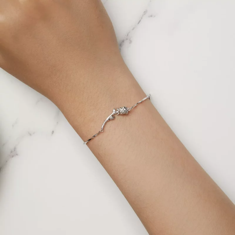 (afbeelding voor) Pandora Stijl Rozen Ketting Armband - BSB146 - Bekijken 5