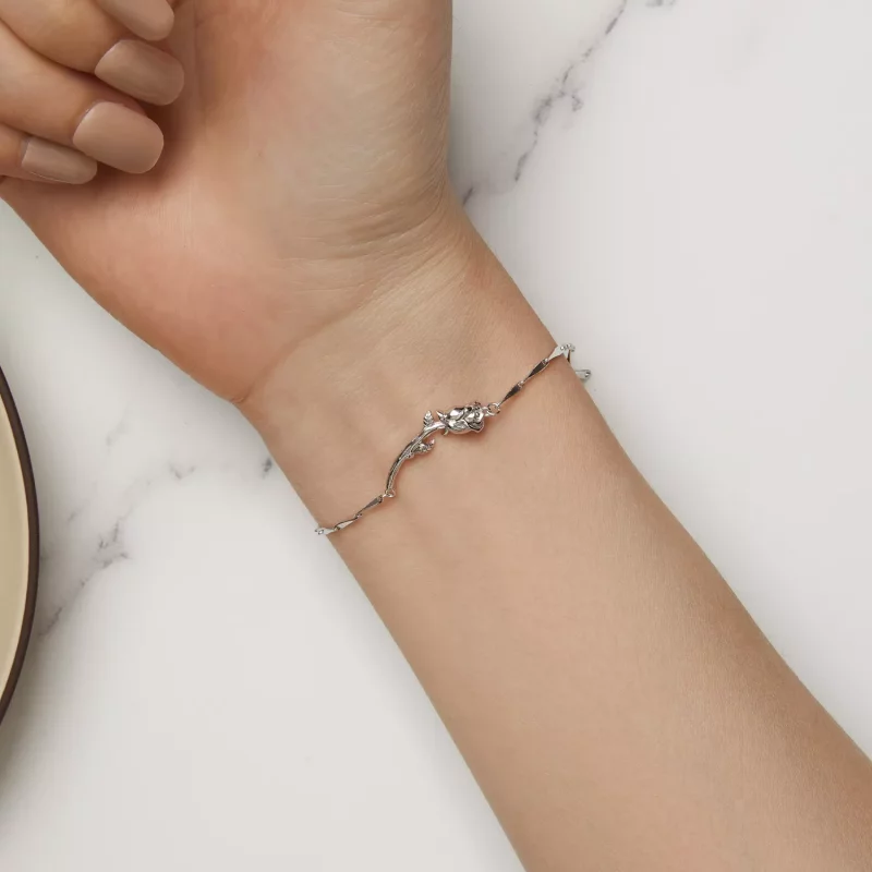 (afbeelding voor) Pandora Stijl Rozen Ketting Armband - BSB146 - Bekijken 6