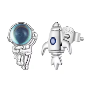 Pandora-stijl Ruimteschip Asymmetrische Oorbellen - SCE1578 (afbeelding voor) Pandora-stijl Ruimteschip Asymmetrische Oorbellen - SCE1578