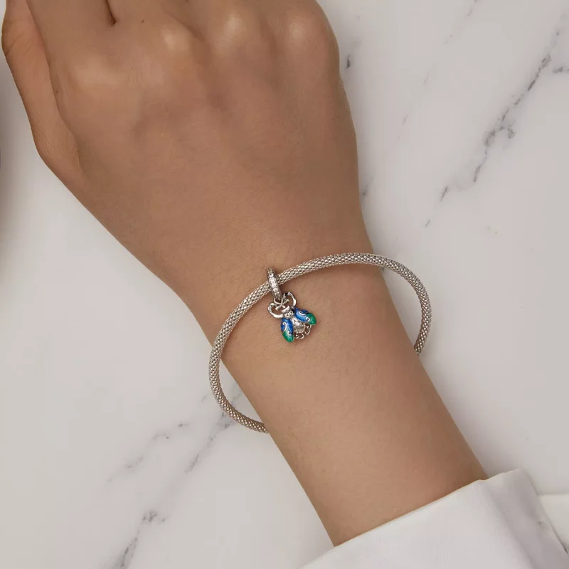 (afbeelding voor) Pandora Stijl Scarabee Hanger - BSC881 - Bekijken 5