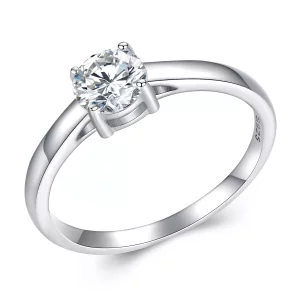 (afbeelding voor) Pandora Stijl Schitterende Moissanite Ring (Eén Certificaat) - MSR005