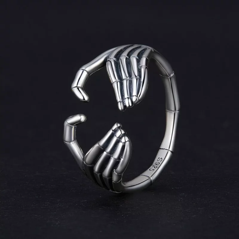 (afbeelding voor) Pandora Stijl Skelet Hand Ring - SCR971-E - Bekijken 2