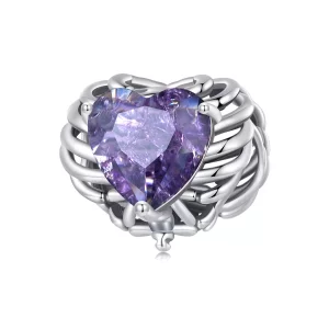(afbeelding voor) Pandora Stijl Skelet Hart Bedel - BSC910
