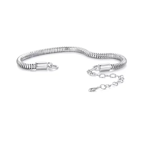 (afbeelding voor) Pandora Stijl Slangenbot Ketting Armband - BSB150