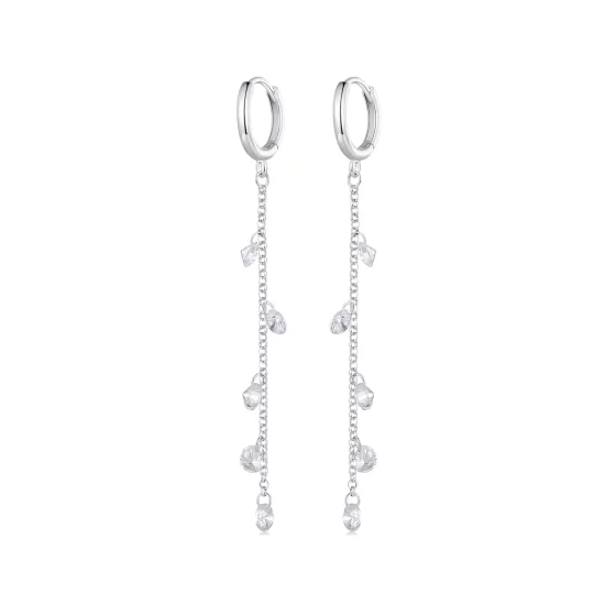 (afbeelding voor) Pandora-stijl Slimme Kwast Hanger Oorbellen - BSE898