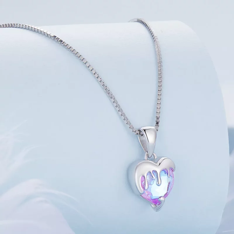(afbeelding voor) Pandora Stijl Smeltend Hart Ketting - BSN322 - Bekijken 2