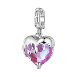 Pandora Stijl Smeltend Meisjeshart Hangertje - SCC2471 (afbeelding voor) Pandora Stijl Smeltend Meisjeshart Hangertje - SCC2471