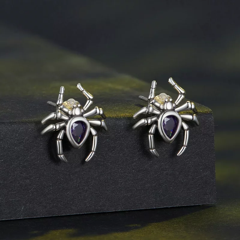 (afbeelding voor) Pandora-stijl Spin Studs Oorbellen - BSE891 - Bekijken 2