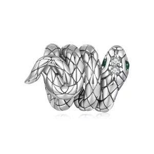 (afbeelding voor) Pandora-stijl Spiraalvormige Spirit Slang Bedel - SCC2549