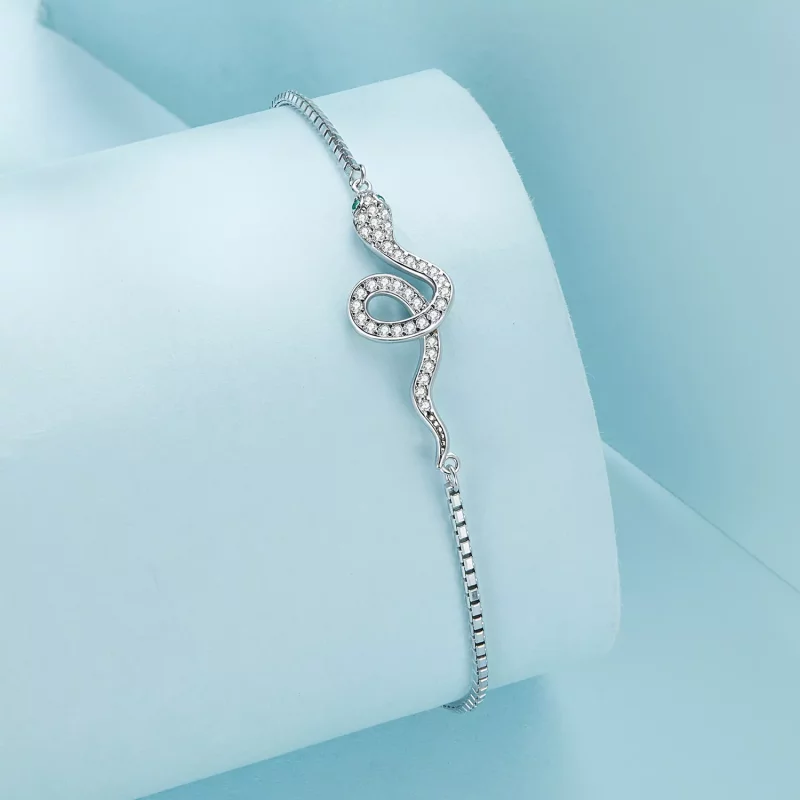 (afbeelding voor) Pandora-stijl Spirit Slangenketting Armband - SCB261 - Bekijken 2