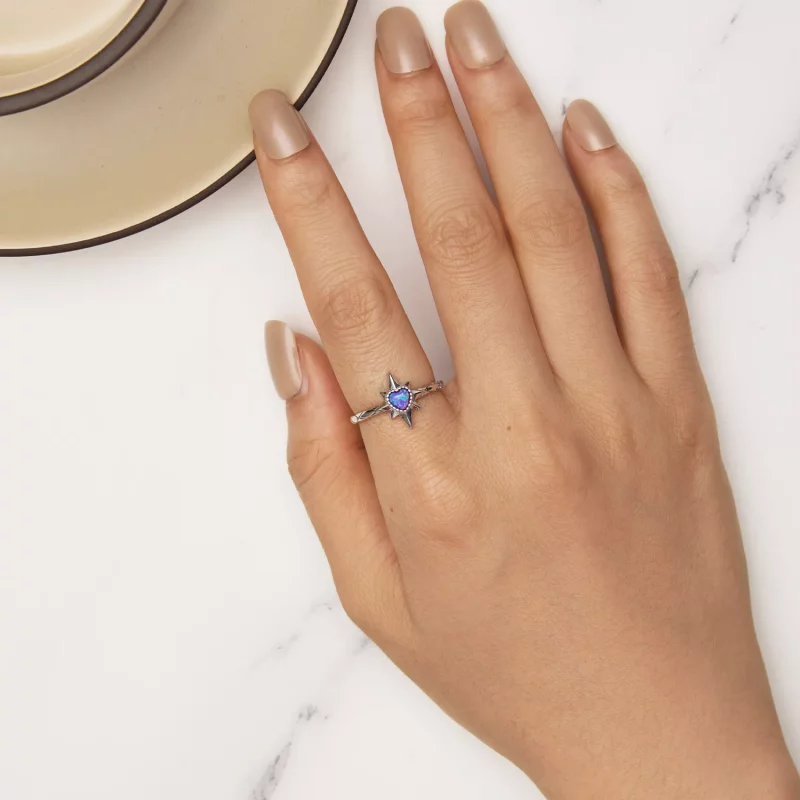 (afbeelding voor) Pandora Stijl Ster Ring - BSR455 - Bekijken 5
