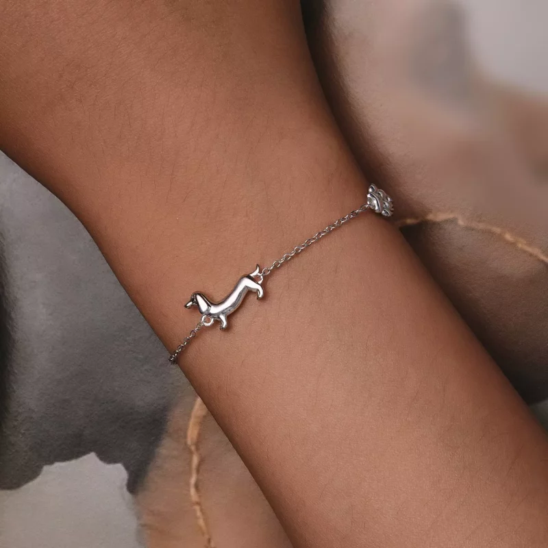 (afbeelding voor) Pandora-stijl Teckel Ketting Armband - SCB262 - Bekijken 5