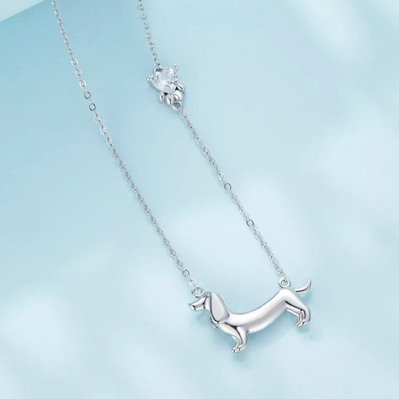 (afbeelding voor) Pandora Stijl Teckel Ketting - SCN501 - Bekijken 2