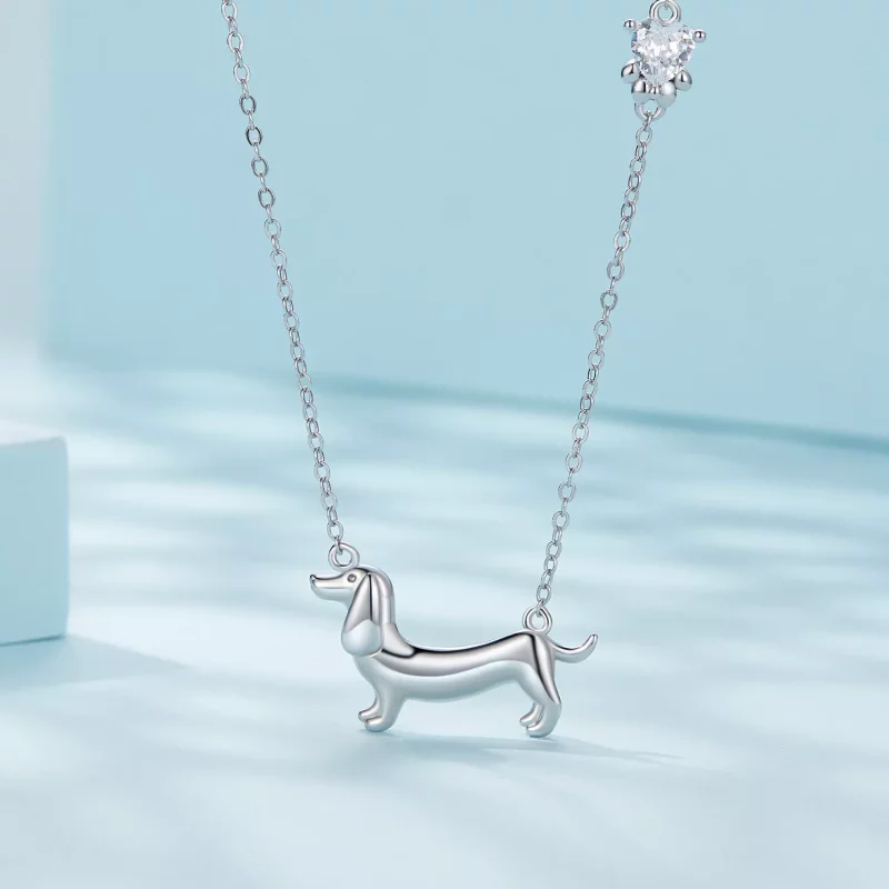 (afbeelding voor) Pandora Stijl Teckel Ketting - SCN501 - Bekijken 3