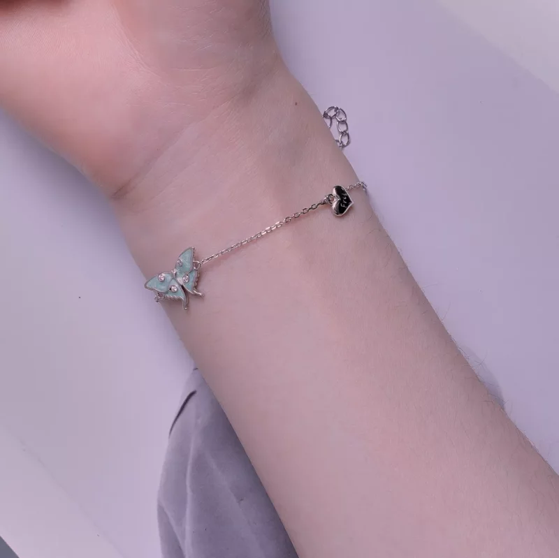 (afbeelding voor) Pandora Stijl Tovenaar van Oz Vlinder Ketting Armband - BSB118 - Bekijken 5