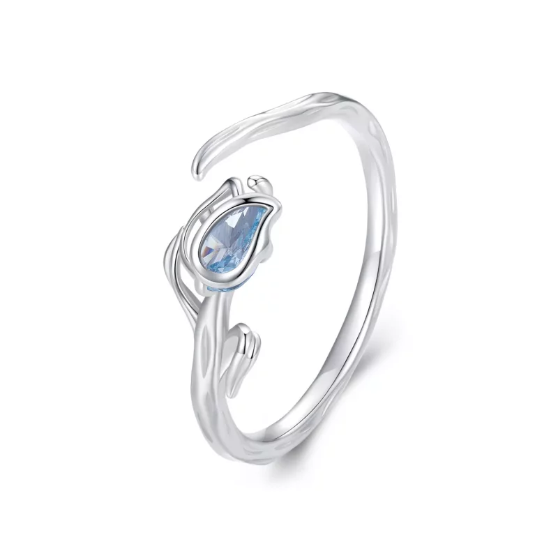 (afbeelding voor) Pandora Stijl Tulp Open Ring - BSR465-E