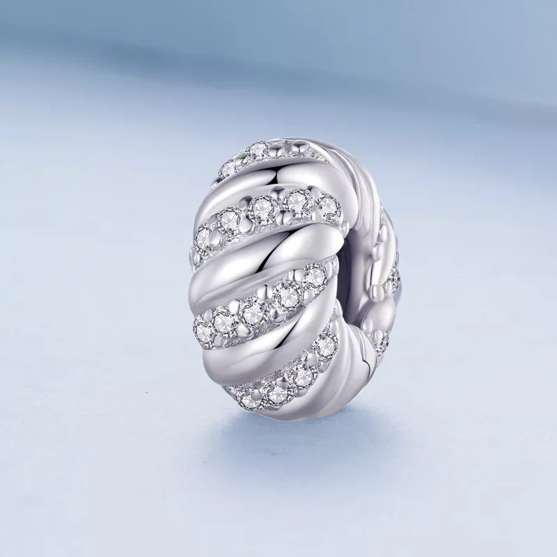 (afbeelding voor) Pandora-stijl Twist Siliconen Spacer - BSC905 - Bekijken 2