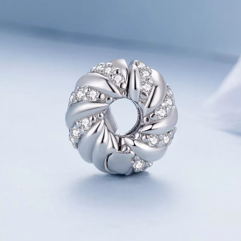(afbeelding voor) Pandora-stijl Twist Siliconen Spacer - BSC905 - Bekijken 3
