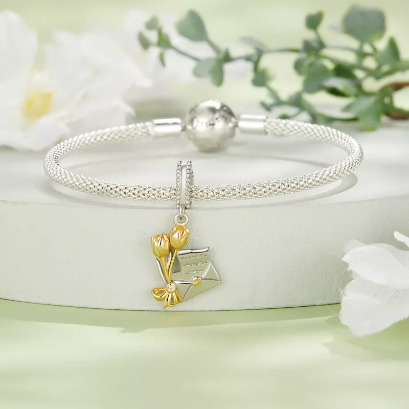 (afbeelding voor) Pandora-stijl Uitnodiging Dangle - BSC864 - Bekijken 3