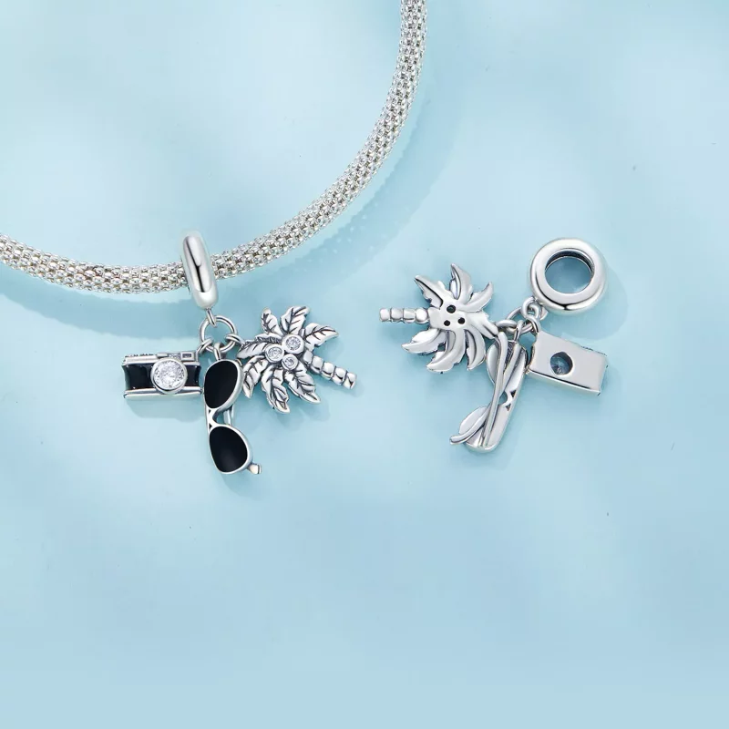 (afbeelding voor) Pandora Stijl Vakantie Hanger - SCC2557 - Bekijken 4