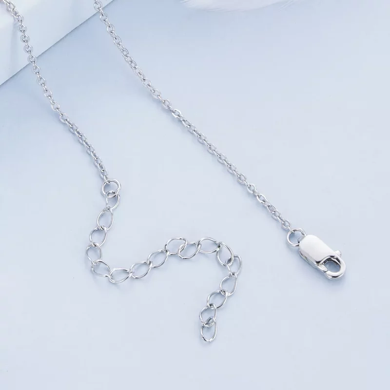(afbeelding voor) Pandora Stijl Veer Ketting - BSN346 - Bekijken 4