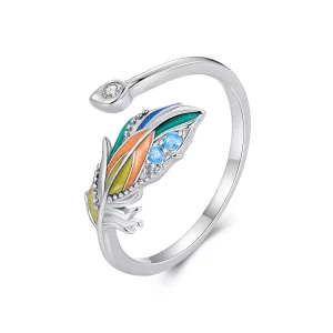(afbeelding voor) Pandora Stijl Veerring met Veder - BSR469-E