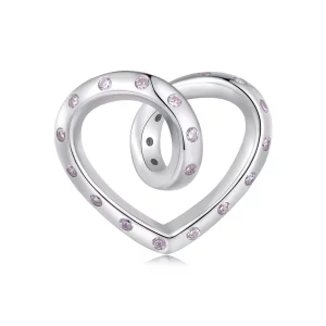 (afbeelding voor) Pandora Stijl Verstrengeld Hart Bedel - BSC928