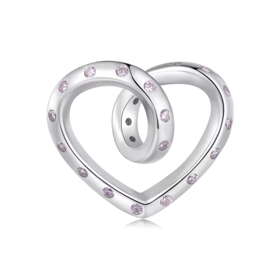 (afbeelding voor) Pandora Stijl Verstrengeld Hart Bedel - BSC928