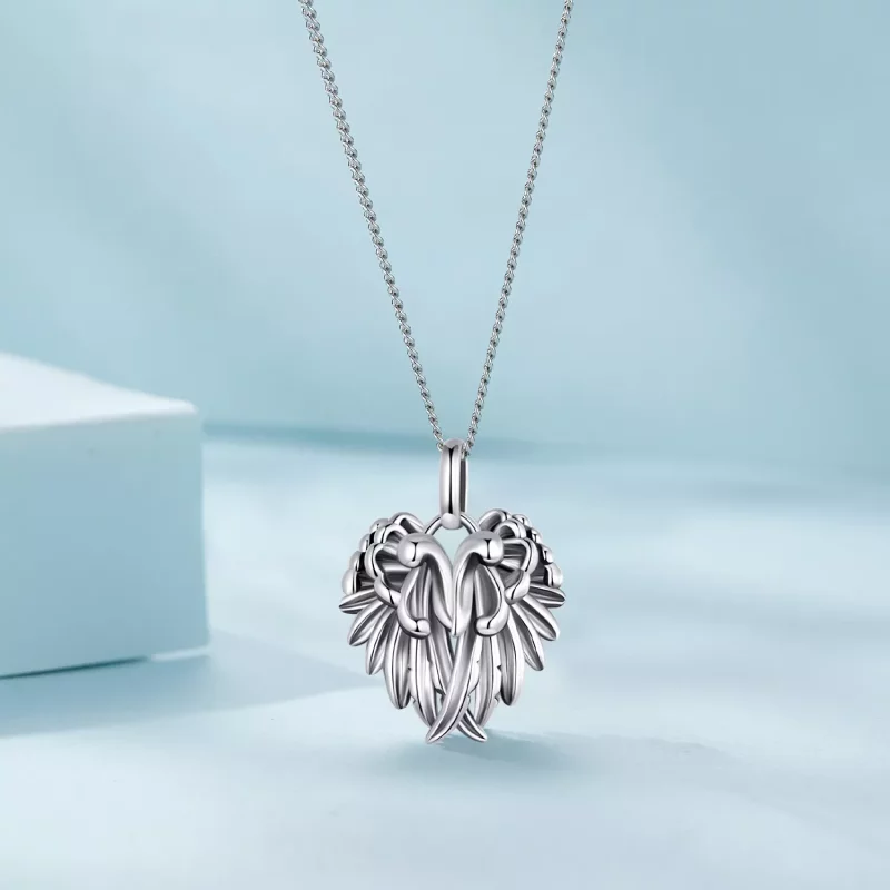 (afbeelding voor) Pandora Stijl Vleugel Ketting - SCN504 - Bekijken 3
