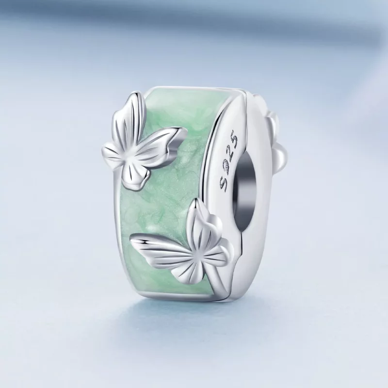 (afbeelding voor) Pandora Stijl Vlinder Clip - BSC840 - Bekijken 2