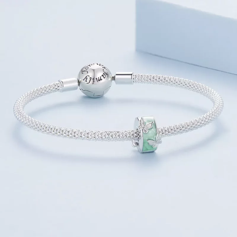 (afbeelding voor) Pandora Stijl Vlinder Clip - BSC840 - Bekijken 5