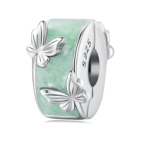 (afbeelding voor) Pandora Stijl Vlinder Clip - BSC840