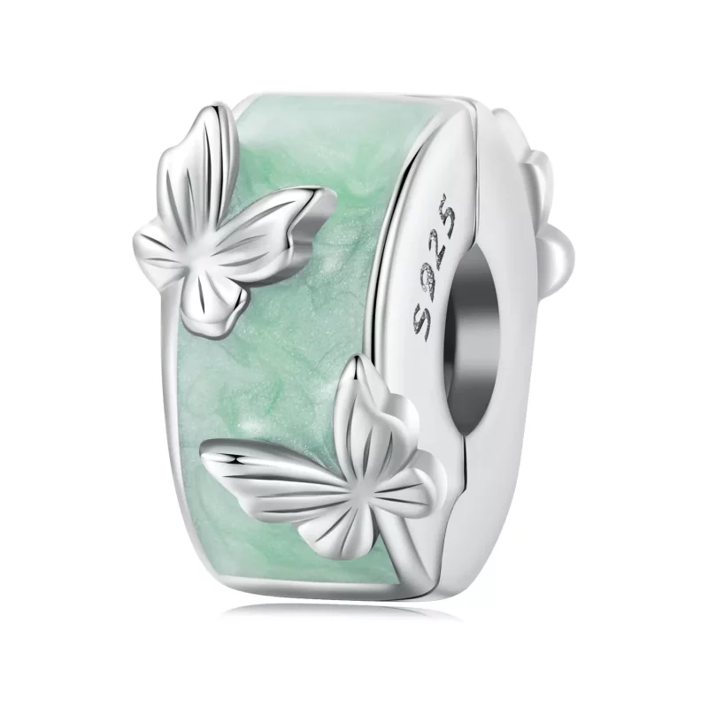 (afbeelding voor) Pandora Stijl Vlinder Clip - BSC840