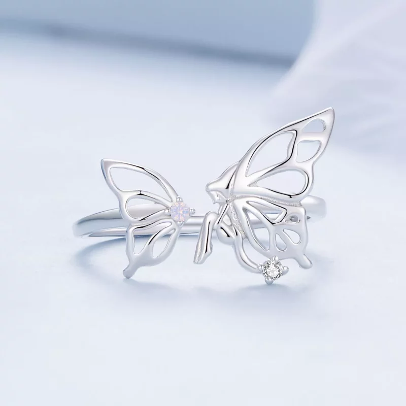 (afbeelding voor) Pandora stijl Vlinder Elf Ring - BSR484-E - Bekijken 3