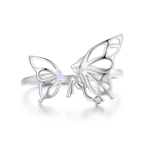 (afbeelding voor) Pandora stijl Vlinder Elf Ring - BSR484-E