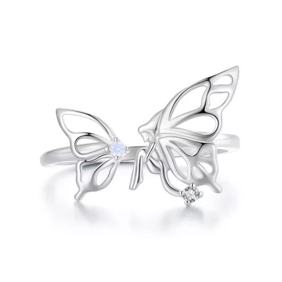 (afbeelding voor) Pandora stijl Vlinder Elf Ring - BSR484-E