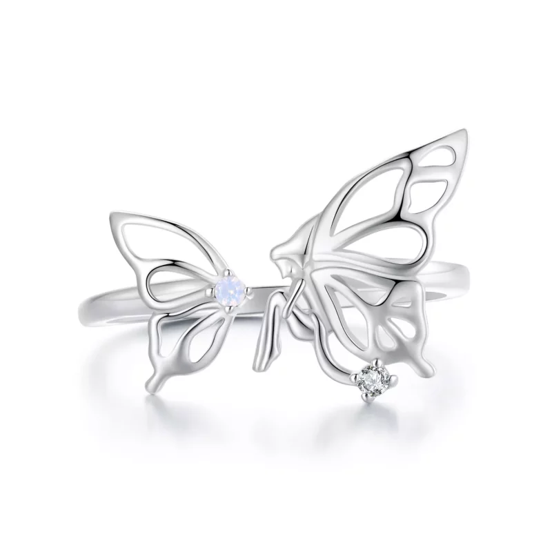 (afbeelding voor) Pandora stijl Vlinder Elf Ring - BSR484-E